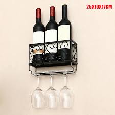 Wall Mounted Wine Rack Hanging Wine