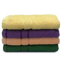 solid cotton 380 gsm hand towels set