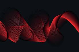 red and black wave abstract background