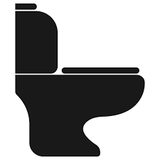 Toilet Icon Seat Outline Wc Line Bowl