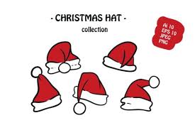 Christmas Hat 6 Icon Pack Illustration Graphic By Archshape Creative Fabrica
