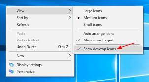 re desktop icons in windows 10