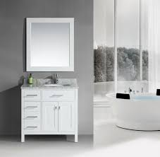 Some of the most reviewed products in bathroom vanities are the home decorators collection hampton harbor 48 in. Design Element Dec076d W L London 36 Inch Single Sink Vanity Set In White Finish With Drawers