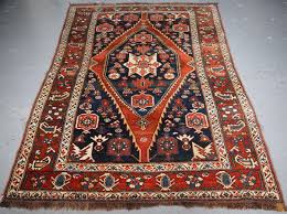 antique kurdish long rug with