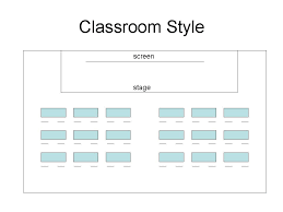 Theatre Style Seating Plan College And School Design