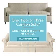 One Two Or Three Cushion Sofa Which