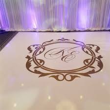 china custom wedding floor decals