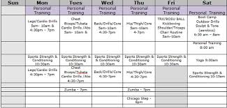 Schedule Fitness Workout Carla Fields Fitness In Lithonia