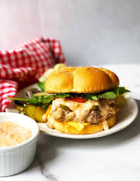 turkey burgers with special sauce