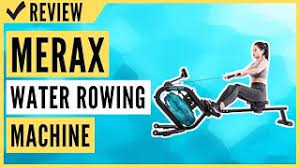 merax water rowing machine fitness