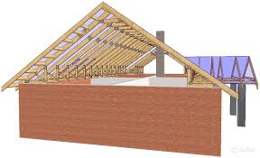 a gable roof and extend the roof overhang