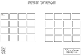 Computer Lab Seating Chart Template Classroom Seating