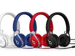 beats ep headphones are on at