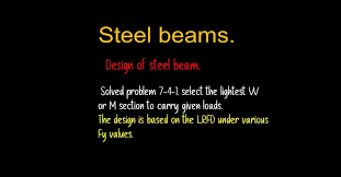9 how to design a steel beam solved