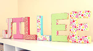 make your own fun fabric covered letters