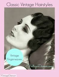 The key to really nice finger waves are edges that are properly laid. Create Easy Vintage Hairstyles