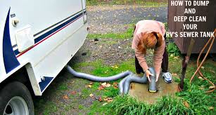 deep clean your rv s sewer tank