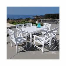 Rectangle Outdoor Dining Table Set