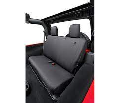 Jeep Wrangler Bestop Rear Seat Cover Black Diamond 29282 35