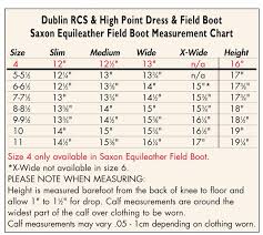 Sizing Chart For Riding Boots Euro Us