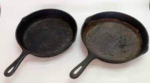 Cast iron pans get hot quickly and stay that way for a long time