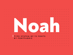 Noah A Geometric Sans Serif Font Freebiesbug