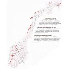 Geiranger Trollstigen National Tourist Route Map 20011
