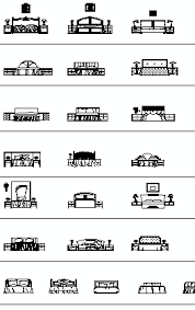 furnitures cad blocks dwg beds