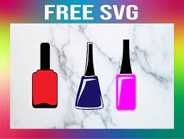 free nail polish svg