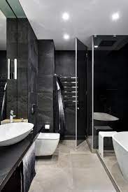 41 Black Bathroom Dramatic Look