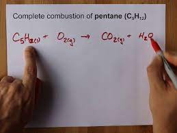 Pentane C5h12 Balanced Equation