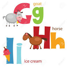 Combining these letters is how the words necessary for communication develop. Funny Alphabet Letters G H I Royalty Free Cliparts Vectors And Stock Illustration Image 19980343