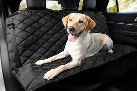 Frisco Quilted Water Resistant Bench Car Seat Cover Regular Black