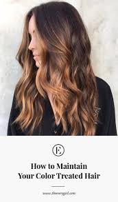 Hair styling simple hairstyle at home diy hairstyle ideas for long hair styles. How To Maintain Your Color Treated Hair The Everygirl