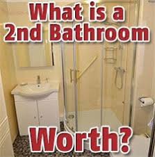 how much is a second bathroom worth