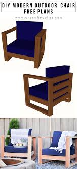 Diy Modern Outdoor Chair Free Plans