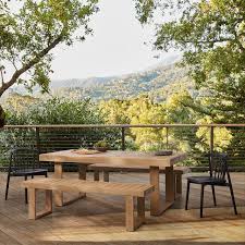 Portside Outdoor Dining Bench West Elm