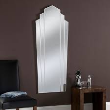 Fan Style Long Frameless Art Deco