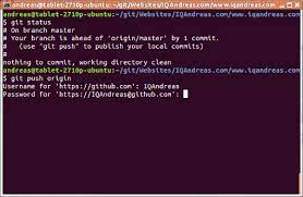 git storing s authentication in