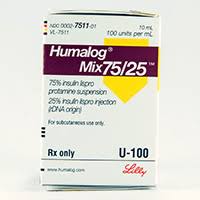 Humalog Mix75 25 Dosage Rx Info Uses Side Effects