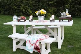 2x4 Truss Style Farm Table Ana White