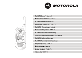 Motorola Tlkr T6 Owner S Manual Manualzz Com