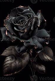 dark roses background ai generated