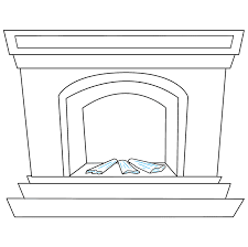 How To Draw A Fireplace Really Easy
