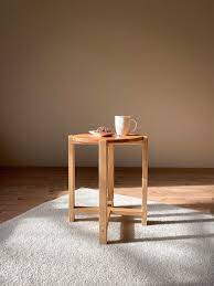 Wooden Side Table Round Side Table