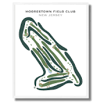 Moorestown Field Club, New Jersey - Printed Golf Courses - Golf ...