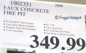 A gas line may _not_ be used as a grounding electrode, grounding electrode conductor, or equipment grounding conductor. Costco Bond Faux Concrete Gas Fire Pit 349 99