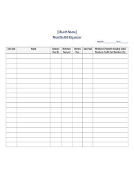 Bill Organizer Chart 3 Free Templates In Pdf Word Excel