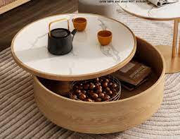 gian coffee table natural 80cm dia