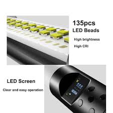 Giá bán | Gậy Đèn LED Quay Video Cầm Tay RGB Gậy Đèn Chụp Ảnh 10 Hiệu Ứng  Ánh Sáng Có Thể Điều Chỉnh Độ Sáng 3000K-6500K Pin Sạc Tích Hợp, Để